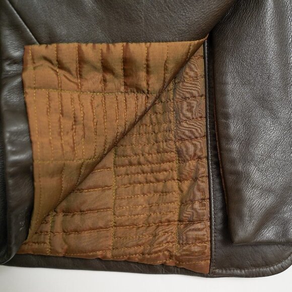 Vintage BOSS By Hugo Boss "Caris" Leather Jacket - Picture 9 of 16